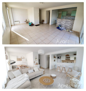Photo de galerie - Renovation d'un appartement en entier 
