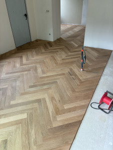 Photo de galerie - Pose de parquet - Revêtement de sol