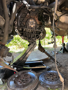 Photo de galerie - Remplacement embrayage et volant moteur 