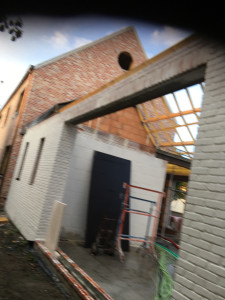 Photo de galerie - Construction d’un garage de 80m2 avec salle de bain et buanderie