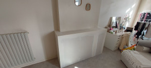 Photo de galerie - Habillage d'une ancienne cheminée 