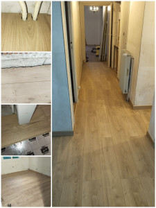Photo de galerie - Pose de parquet flottant 