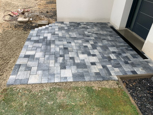Photo de galerie - Pose de pavés 