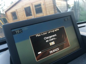 Photo de galerie - Réparation gps sur Peugeot 3008 5008 avec mise à jour cartographie 