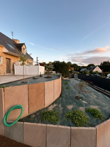 Photo de galerie - Retenu de terre en palis 