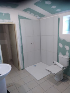 Photo de galerie - Pose revêtements muraux PVC 