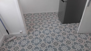 Photo de galerie - Pose lino 