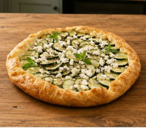 Photo de galerie - Tarte courgette + Fêta 