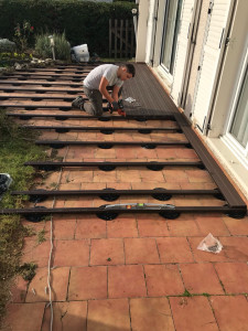 Photo de galerie - Pose de terrasse