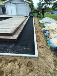 Photo de galerie - Pose des bordures et réalisation allé 