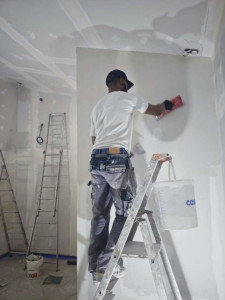Photo de galerie - Application enduit peinture 