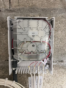 Photo de galerie - Installation et raccordement d’un immeuble (4 logements) à la fibre optique