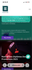 Photo de galerie - Site Internet WordPress : www.billieres.com