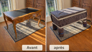 Photo de galerie - Un meuble ancien ne se transporte pas comme un simple volume. Chaque détail compte : angles, pieds, plateau, finitions.