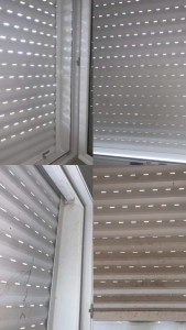 Photo de galerie - Nettoyage de volet et encadrement 