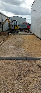 Photo de galerie - Préparation terrain pour dalle béton 
