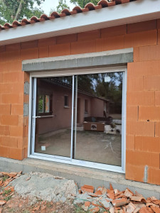 Photo de galerie - Pose de baie vitrée 