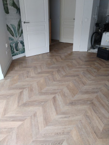 Photo de galerie - Pièce après pose parquet
