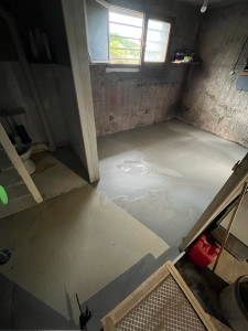 Photo de galerie - Ragréage sol intérieur pour la pose d’une parquet 