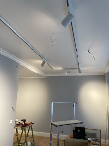 Photo de galerie - Installation de rails luminaires pour spot