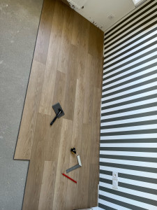 Photo de galerie - Pose de parquet - Revêtement de sol