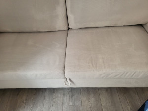 Photo de galerie - Canape lavé à l'extracteur 