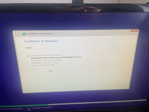 Photo de galerie - Installation d’un système exploitation