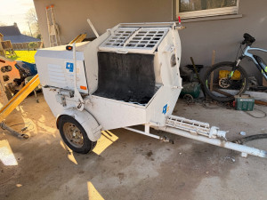 Photo de galerie - Machine à projeter l’enduit 
