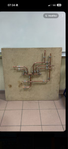 Photo de galerie - Macket réalisé lors des mes examens (centrage au sable)