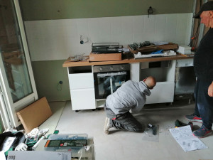 Photo de galerie - Pose de cuisine équipée 