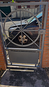 Photo de galerie - Peinture sur ce portillons 