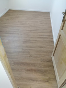 Photo de galerie - Pose de parquet chambre 