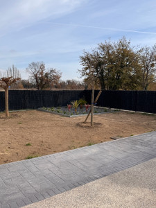 Photo de galerie - Installation brise vue 