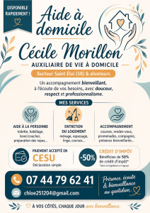Photo de galerie - Auxiliaire a domicile diplômée 
