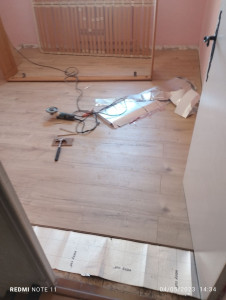 Photo de galerie - Pose de parquet