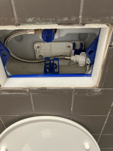 Photo de galerie - Changement mécanisme complet Geberit Wc Suspendu 