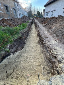 Photo de galerie - Tranchées technique, assainissement, enrobé 