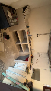 Photo de galerie - Réalisation d’un établis pour un garage 