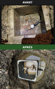 Photo de galerie - Détection de fuite de 700 000L et réparation sur tuyau en polyéthylène 
