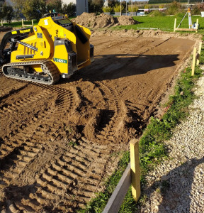 Photo de galerie - Décapage terrain pour futur garage


