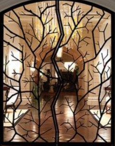 Photo de galerie - Porte vitrée  pour cave a vin