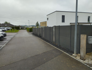 Photo de galerie - Palissade aluminium 