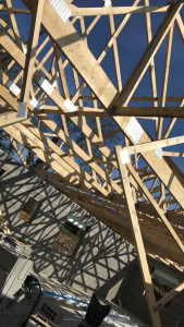 Photo de galerie - Pose d une charpente en fermette