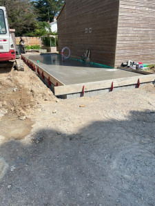 Photo de galerie - Réalisation d’une dalle 