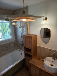 Photo de galerie - Rénovation complète salle de bain 2 semaines de travail