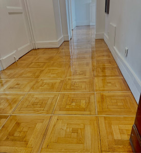Photo de galerie - Ponçage de parquet + vernis