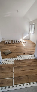 Photo de galerie - Pose de parquet - Revêtement de sol