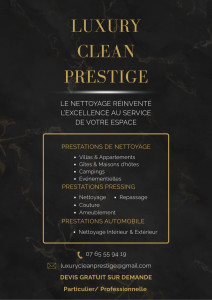 Photo de galerie - Nous proposons un services pressing .