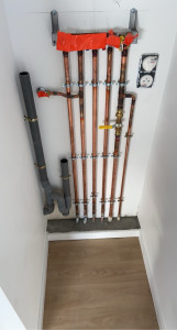 Photo de galerie - Création dune remontée en cuivre pour une chaudière électrique 