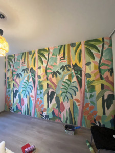 Photo de galerie - Poser de papiers peints 